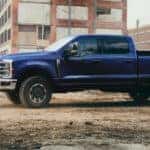 Construction Worker Walking in front of 2026 Ford Super Duty