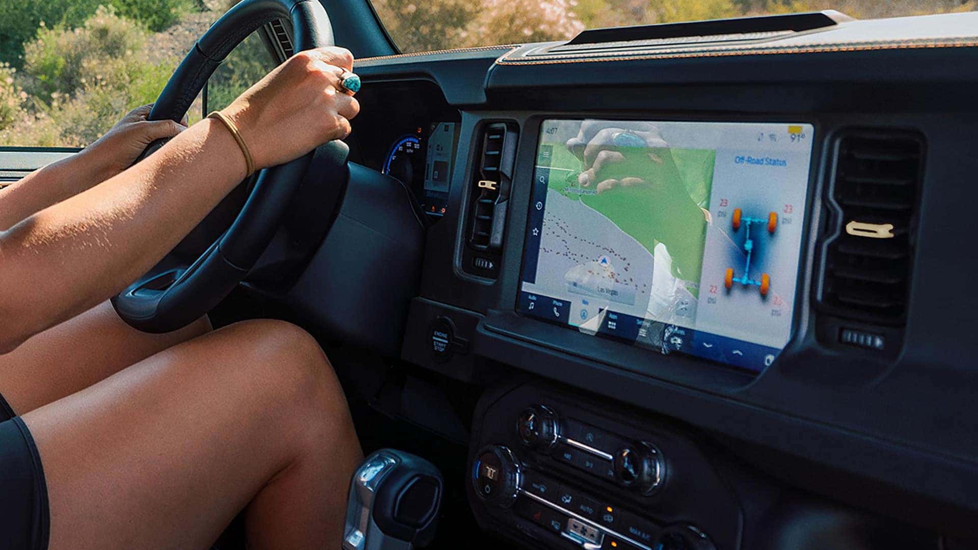 Off Road Status on Screen of 2026 Ford Bronco