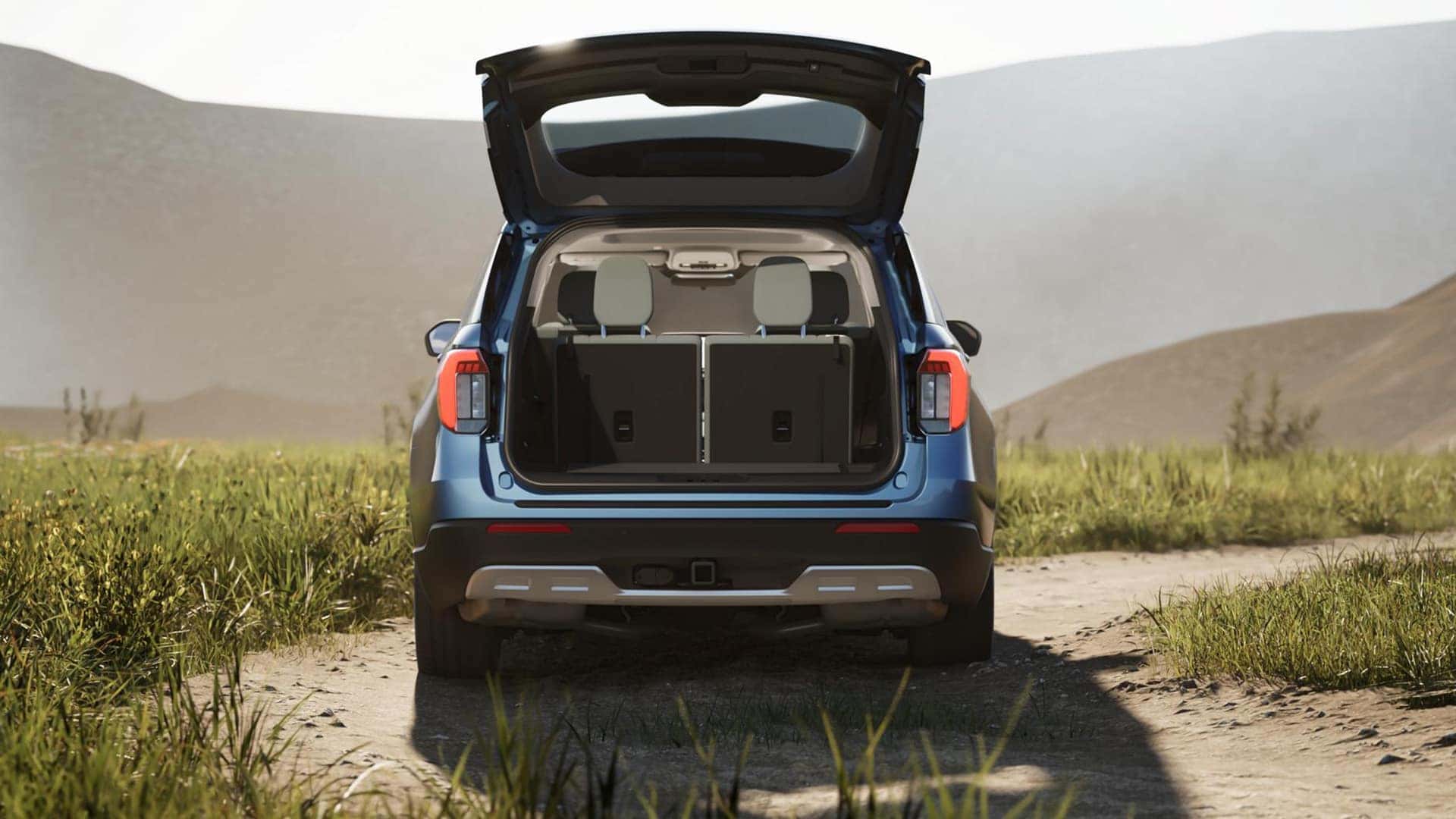 Trunk Open Behind 2026 Ford Explorer