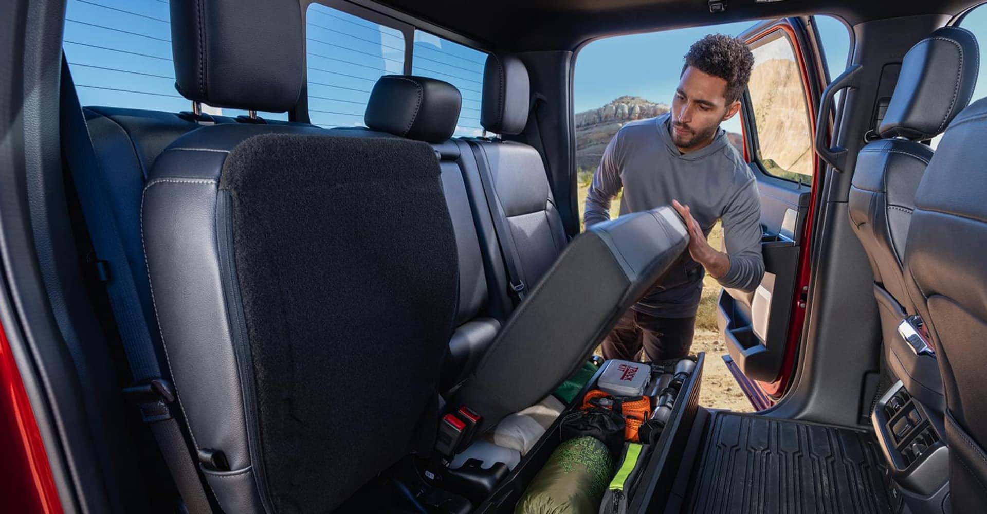 2026 Ford F150 seats folding
