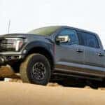 2026 Ford F-150 driving through sand