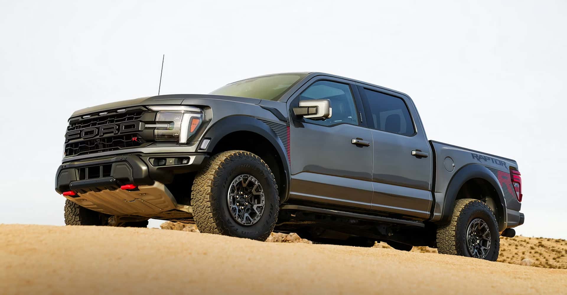 2026 Ford F-150 driving through sand