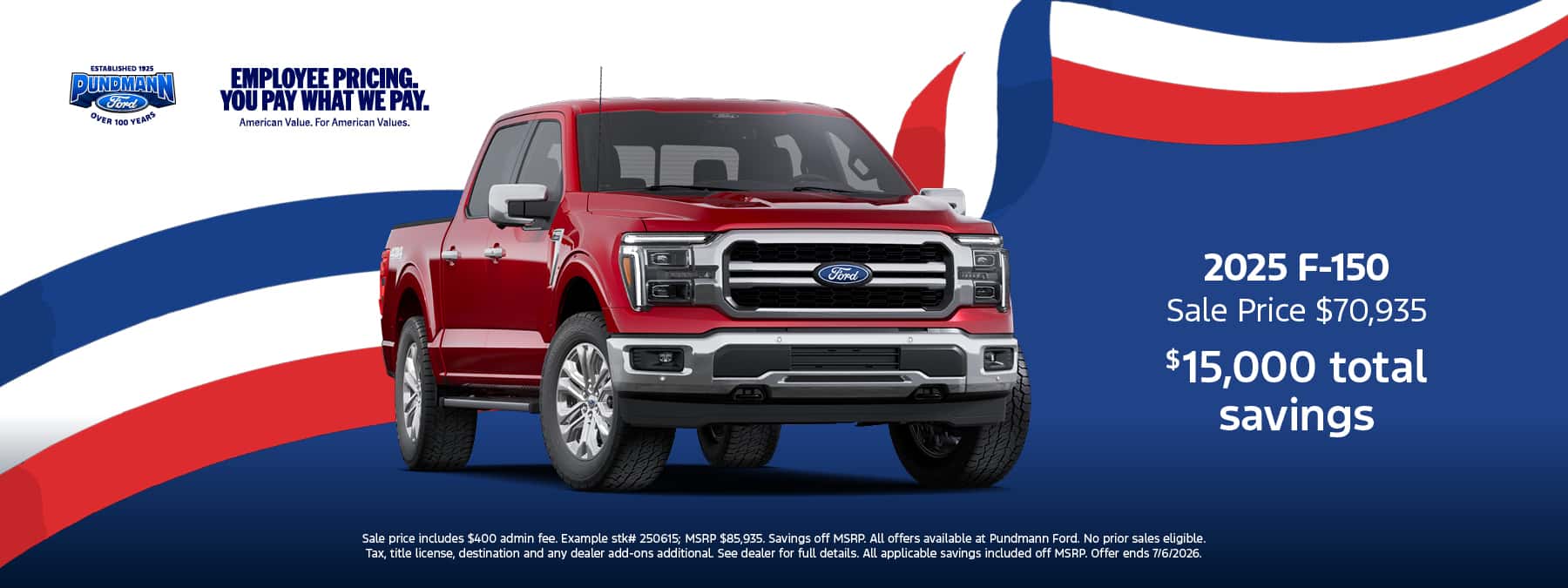 2025 F-150 June 2026 offer