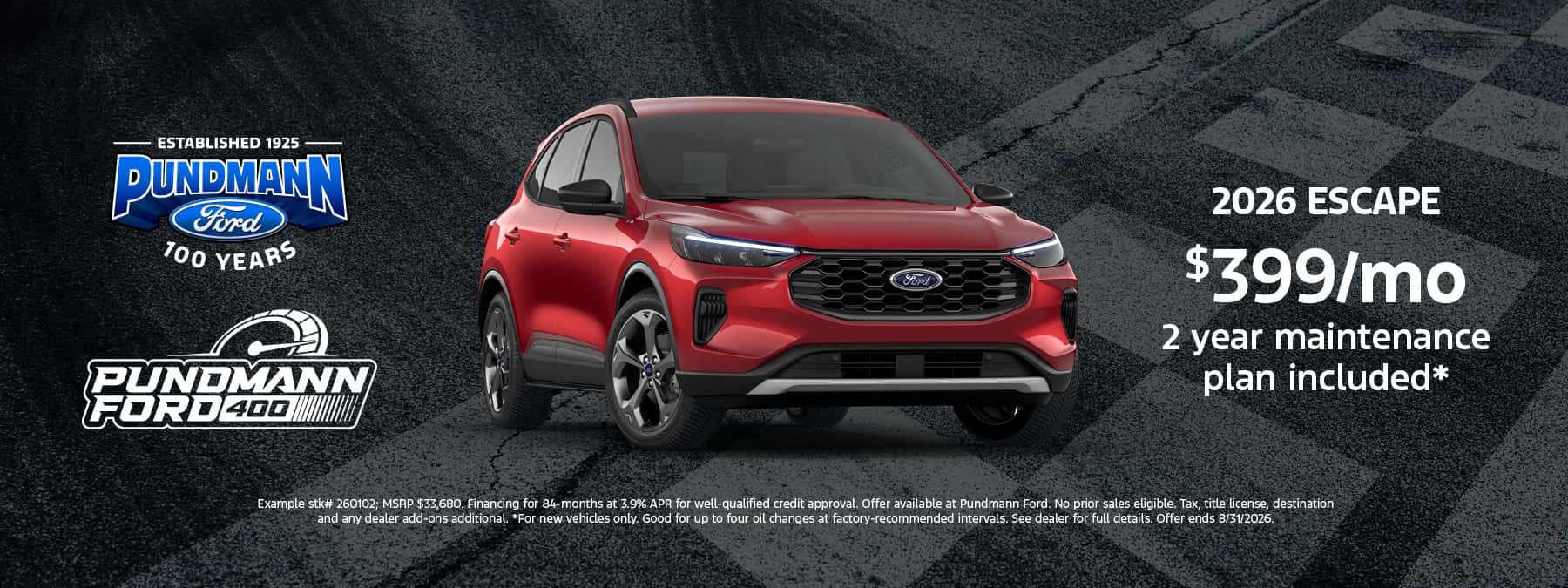 2026 Escape Sport July offer
