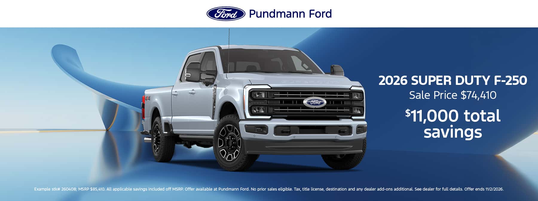 2026 Super Duty F-250 October 2026