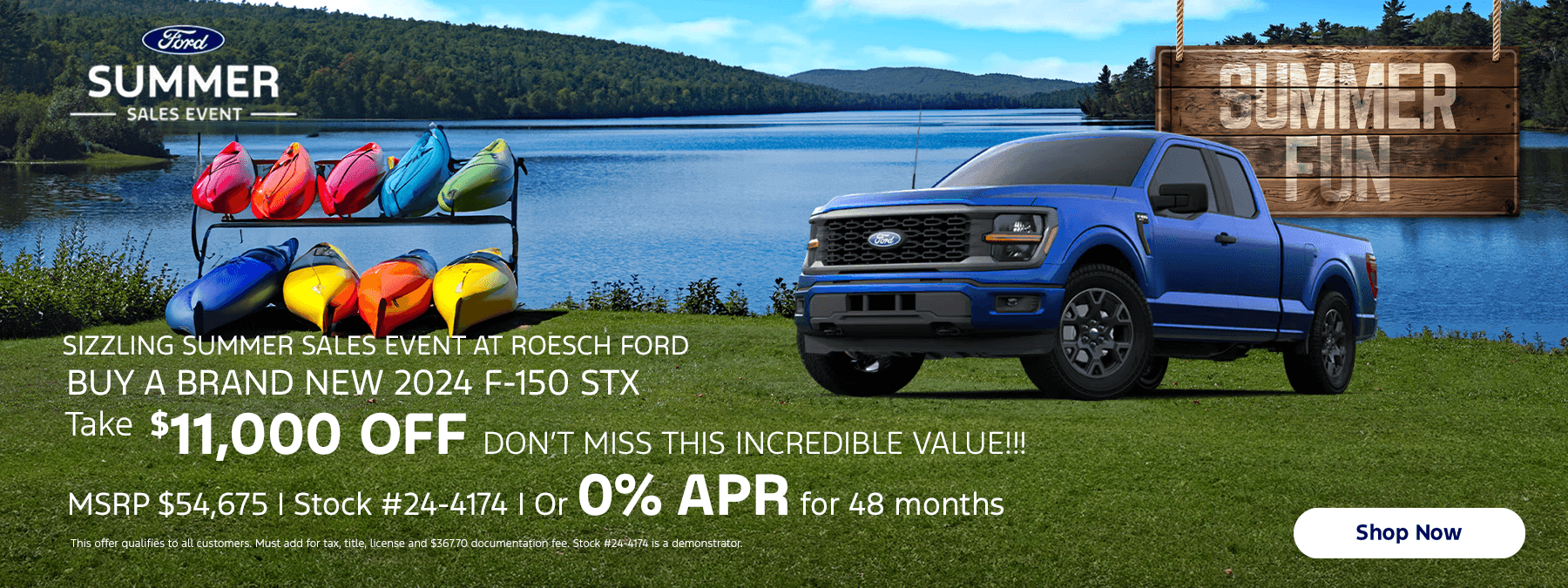 BUY A BRAND NEW 2024 F-150 STX – TAKE $11,000 OFF DON’T MISS THIS INCREDIBLE VALUE!!! MSRP $54,675 Stock #24-4174 Or 0% APR for 48 months