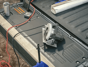 tailgate work surface