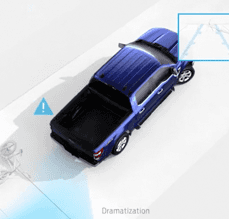 rear view camera with dynamic hitch assist