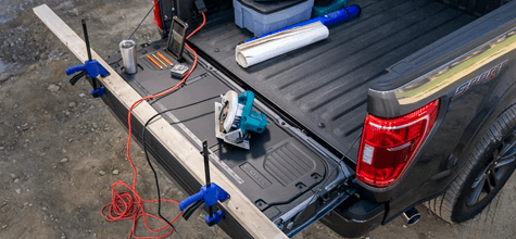 tailgate work surface