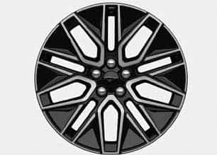 19bright machined-face aluminum wheels with black-painted pockets
