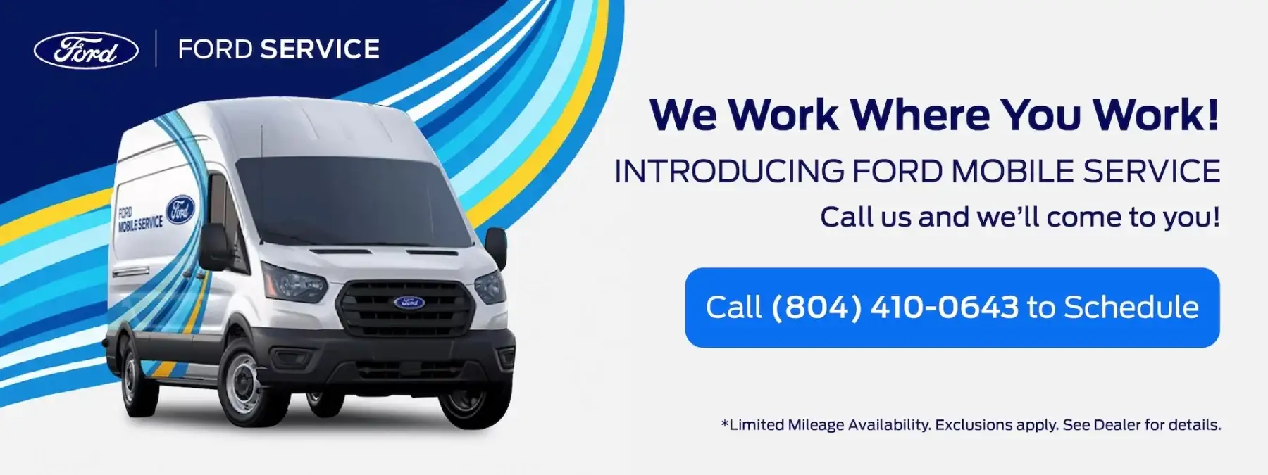 Ford Mobile Service - We work where you work!