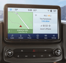 8-inch touchscreen