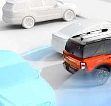 blisblind spot information system with cross-traffic alert