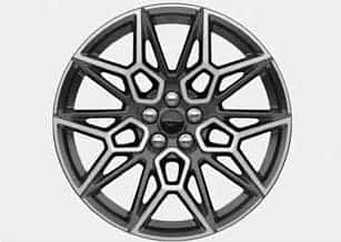 20machined-face aluminum wheels with carbonized gray-painted pockets