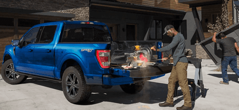 tailgate work surface