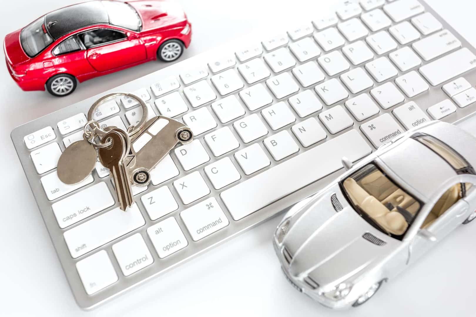 Keyboard with car keys