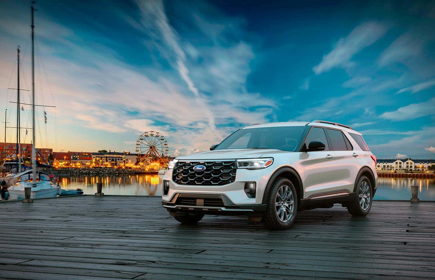2022 Ford Explorer in Red