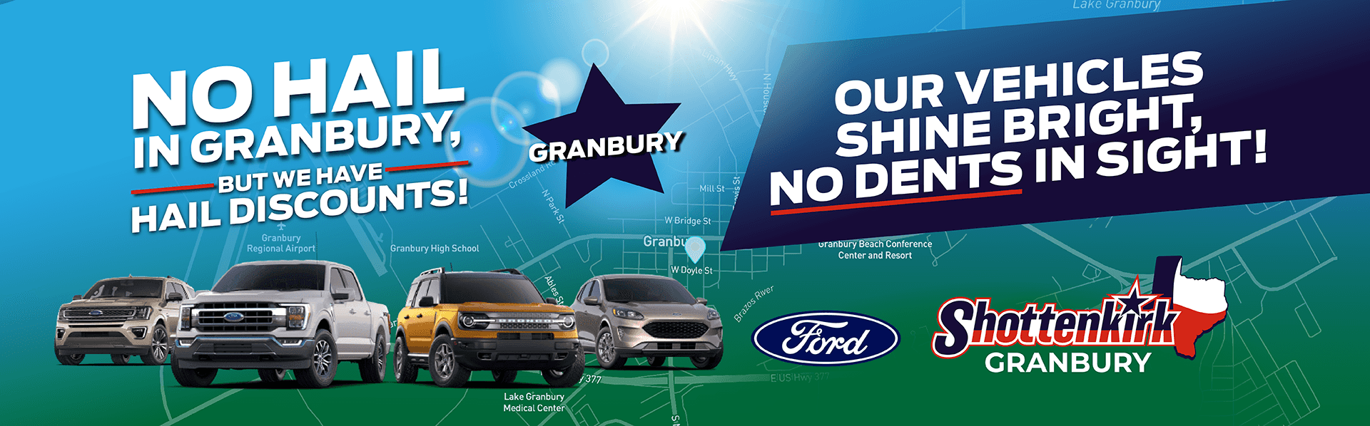 no hail discounts granburry shottenkirk ford