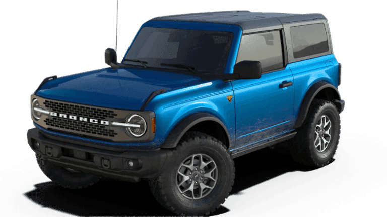 2023 Ford Bronco Badlands in Velocity Blue exterior