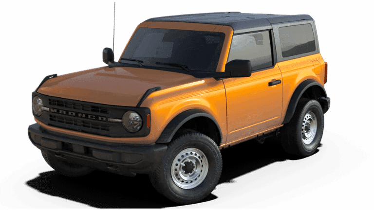 2023 Ford Bronco Base in Cyber Orange exterior