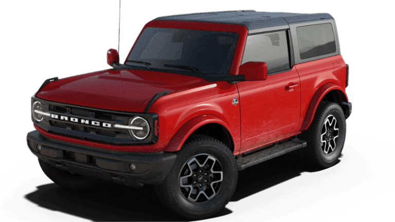 2023 Ford Bronco Outer Banks in Race Red exterior