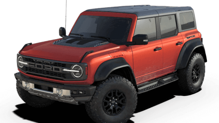 2023 Ford Bronco Raptor in Code Orange exterior