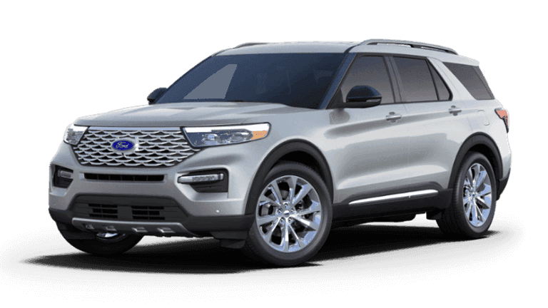 2024 Ford Explorer Platinum Exterior - Iconic Silver