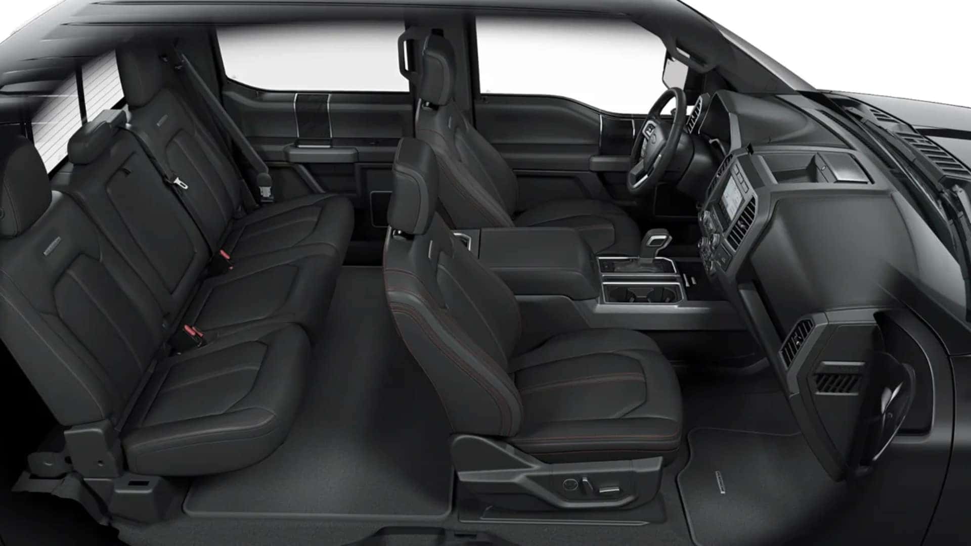 2025 Ford F-150 interior space and rear legroom