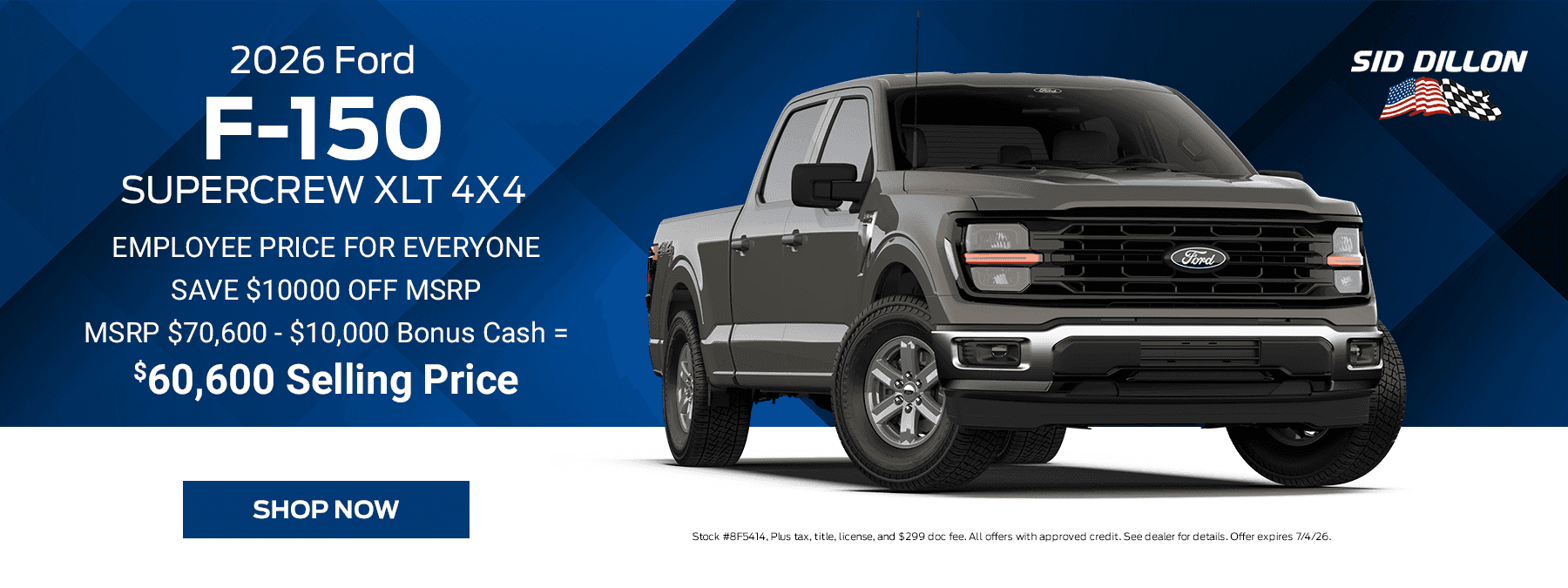 2026 F-150 SUPERCREW XLT 4X4