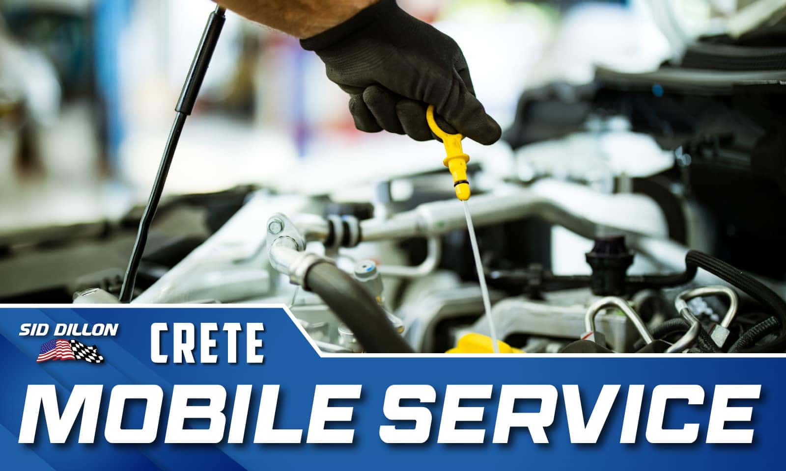 Sid Dillon Ford of Crete Mobile Service vehicle providing convenient automotive service