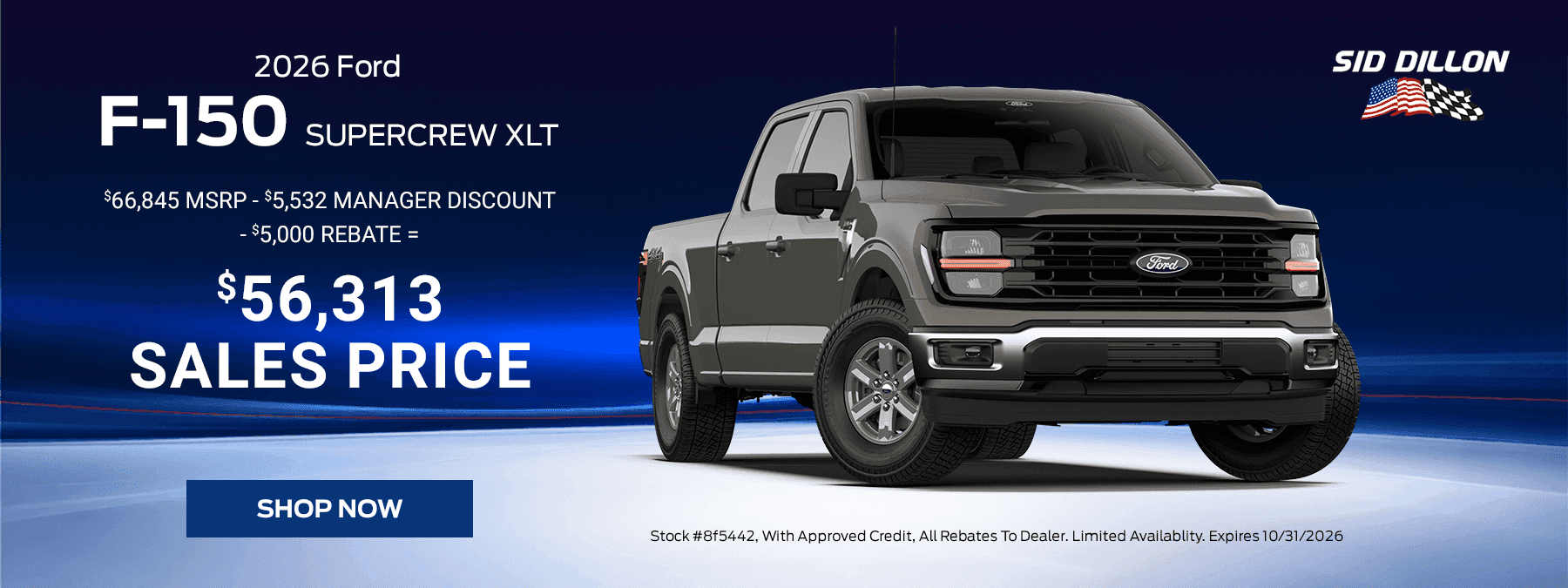 2026 FORD F-150 SUPERCREW XLT