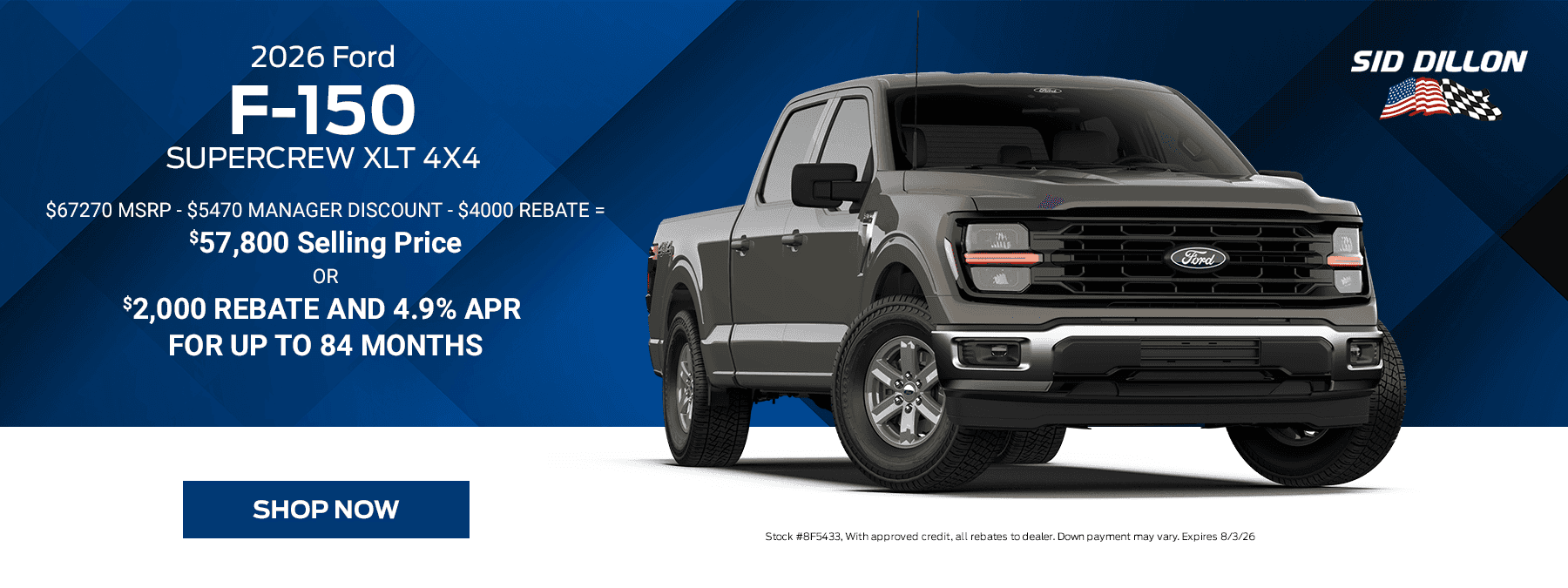 2026 F-150 Supercrew XLT 4X4
