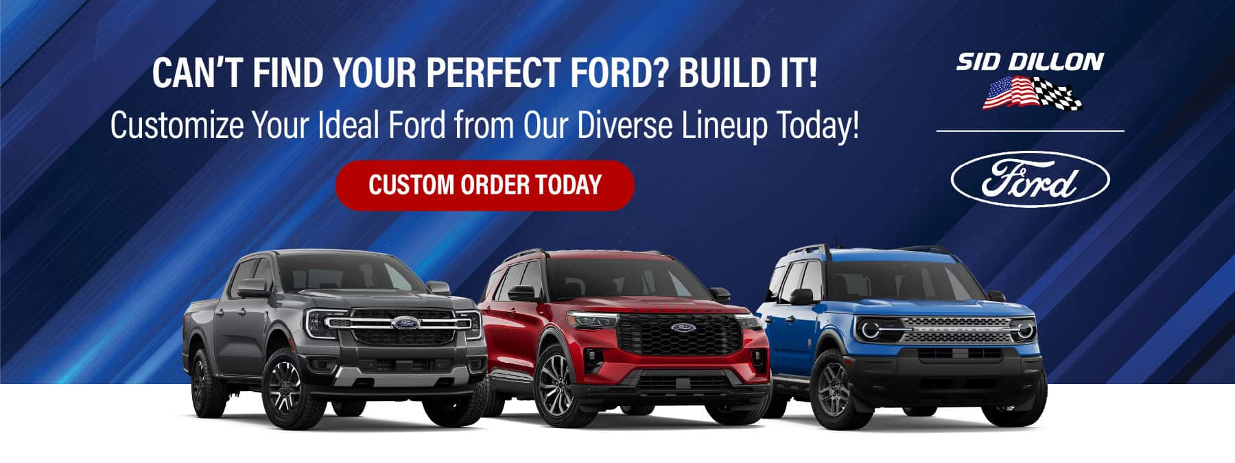 Customize your new Ford today