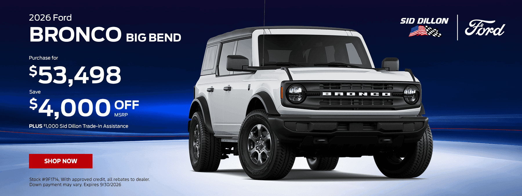 2026 FORD BRONCO BIG BEND