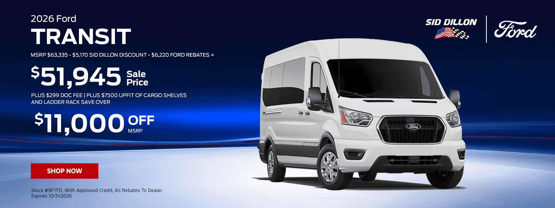 2026 FORD TRANSIT