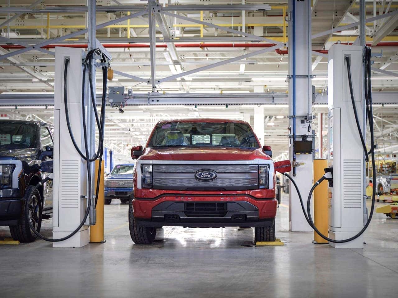 Rouge Electric Vehicle Center F-150 Lightning Production