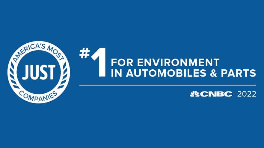 Ford Named Industry Leader for Environmental Performance in 2022