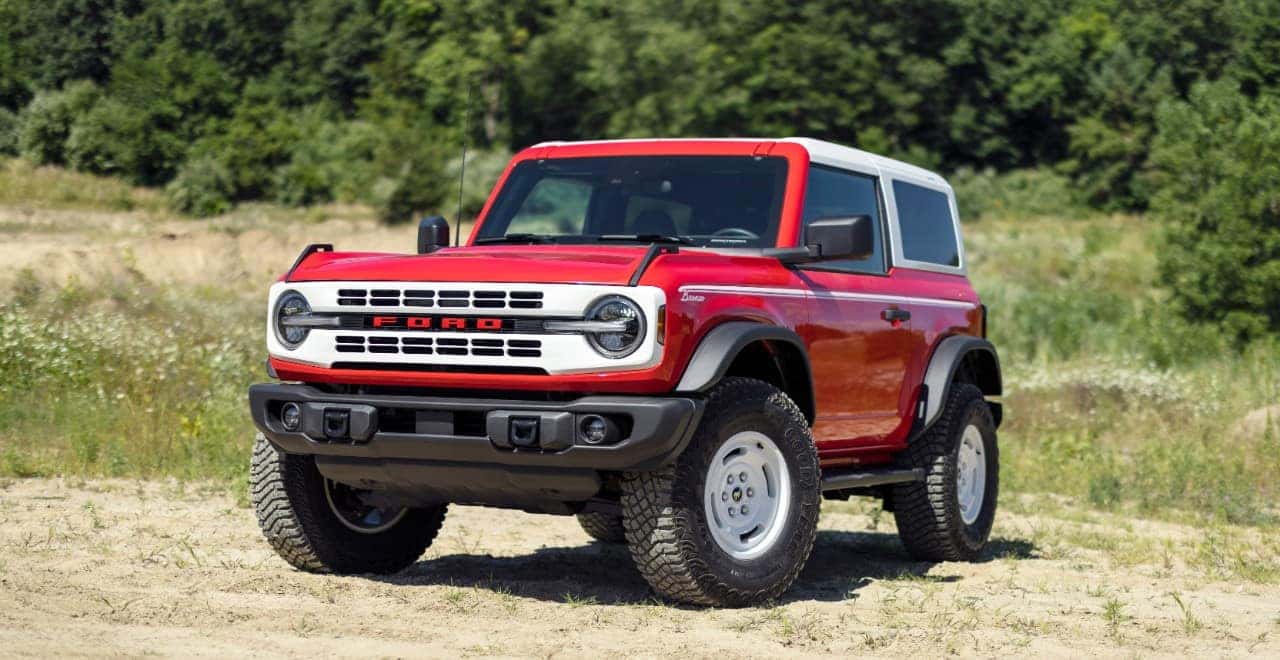 2023 Bronco Heritage Edition in Race Red