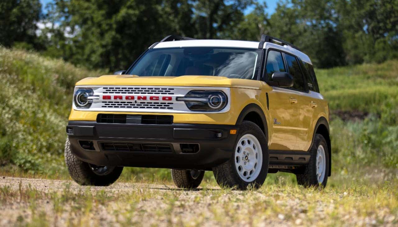 2023 Bronco Sport Heritage Limited Edition in Yellowstone Metallic