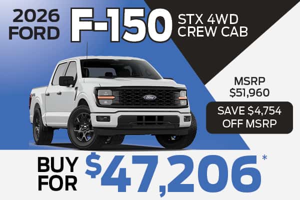2026 FORD F-150 STX CREW CAB