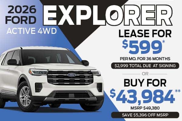 2026 FORD EXPLORER ACTIVE 4WD