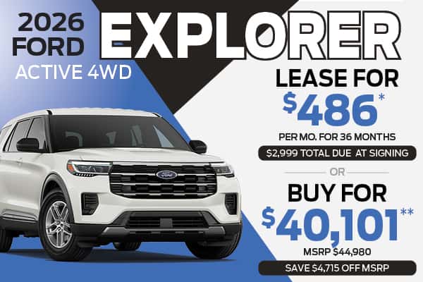2026 FORD EXPLORER ACTIVE 4WD