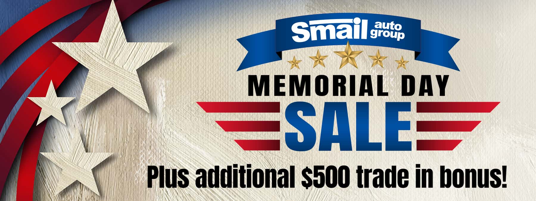 Smail Auto Group Memorial Day Sale