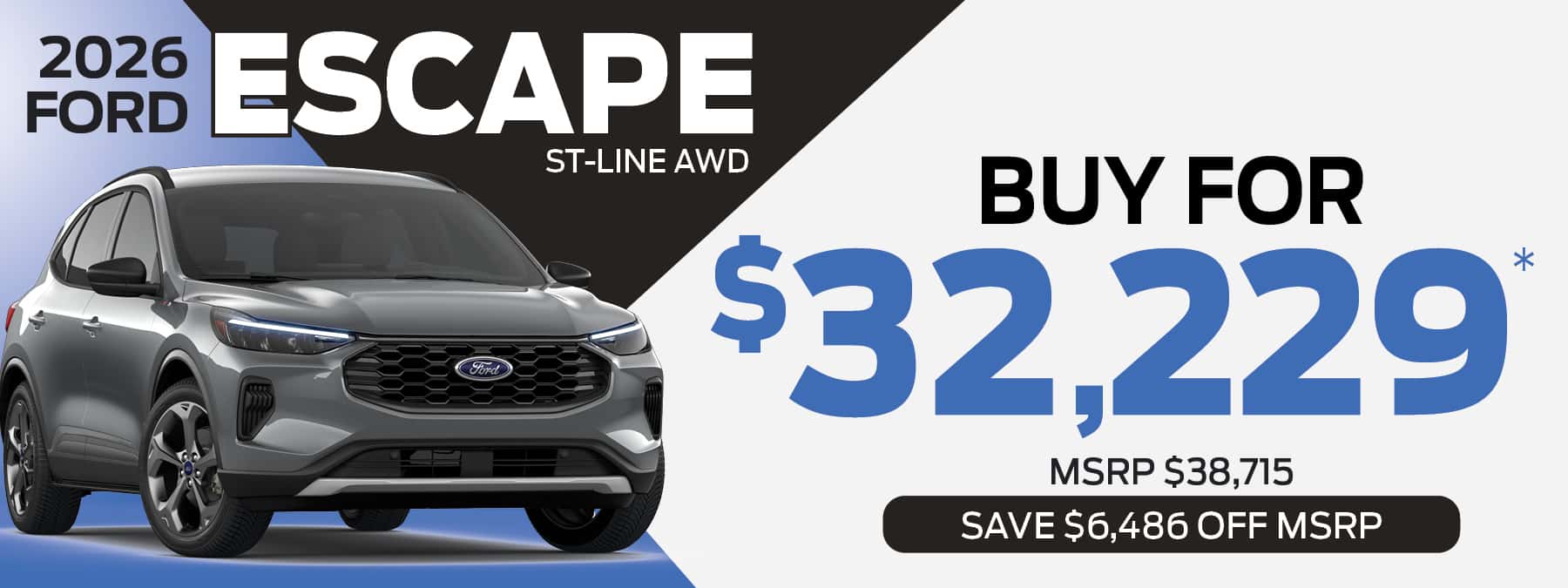 2026 FORD ESCAPE ST-LINE AWD