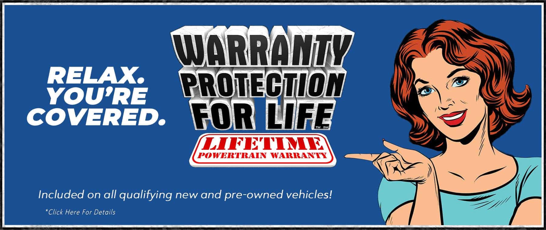 Warranty Protection For Life Banner – Ford