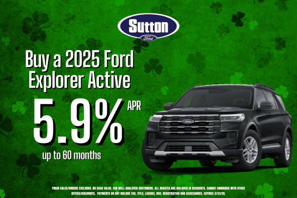 2025 Ford Explorer Active APR Special