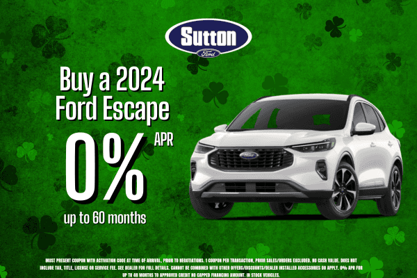 2024 Ford Escape Special APR