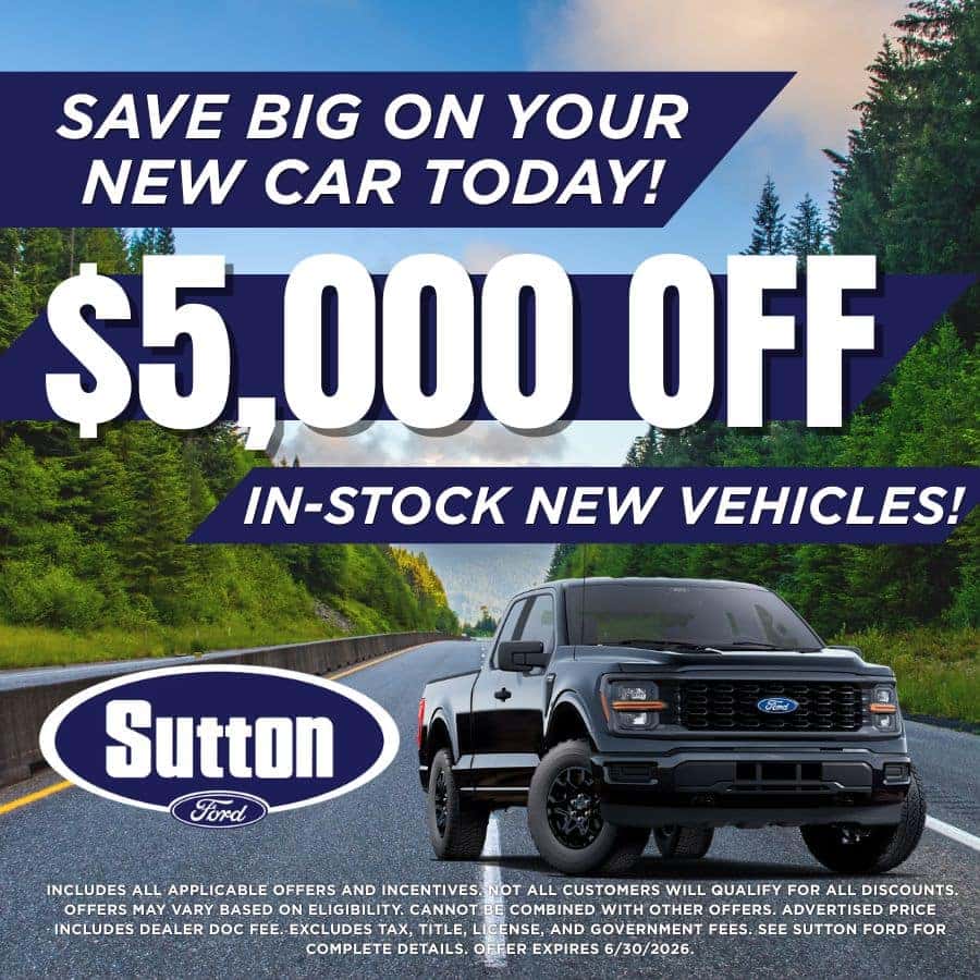 $5000 Off New Vehicles
