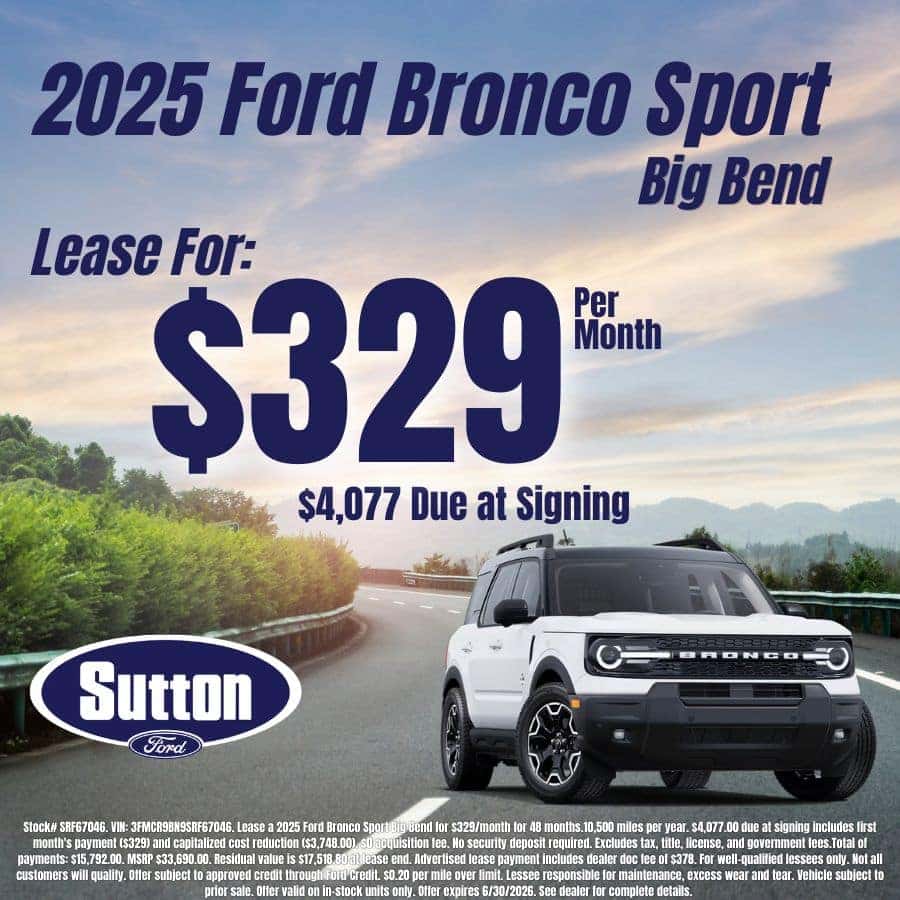 2025 Ford Bronco Sport