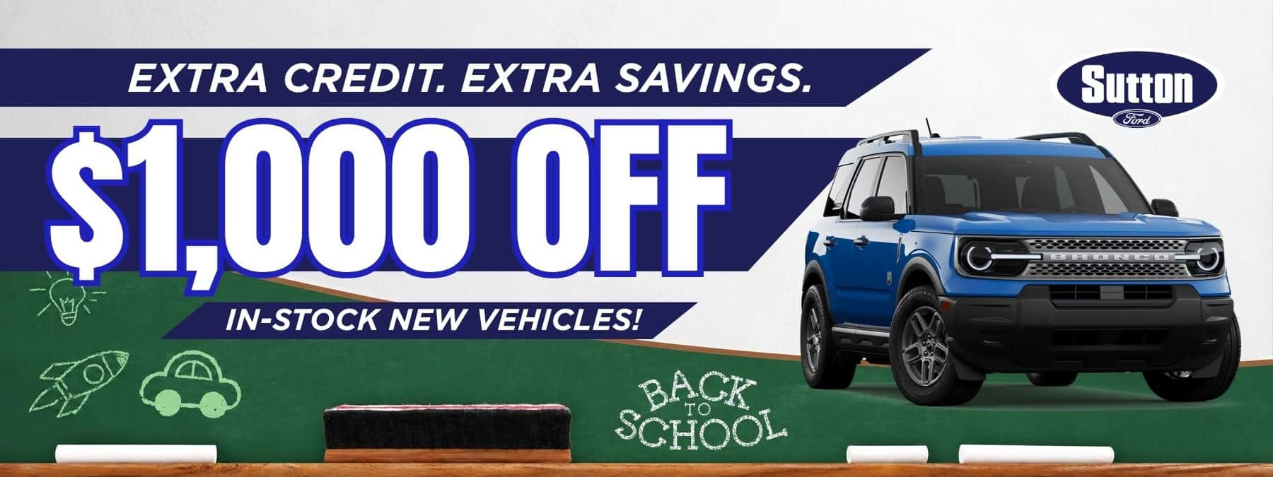 Sutton Ford | New Vehicle Savings